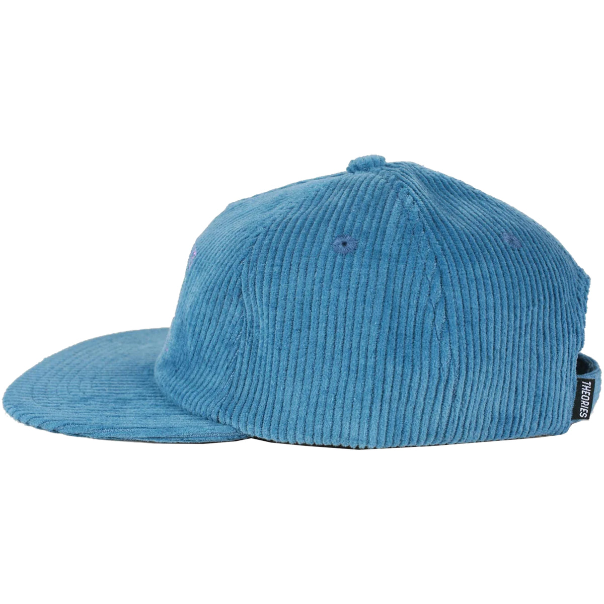 Theories Loch Ness Corduroy Strapback Hat Steel Blue
