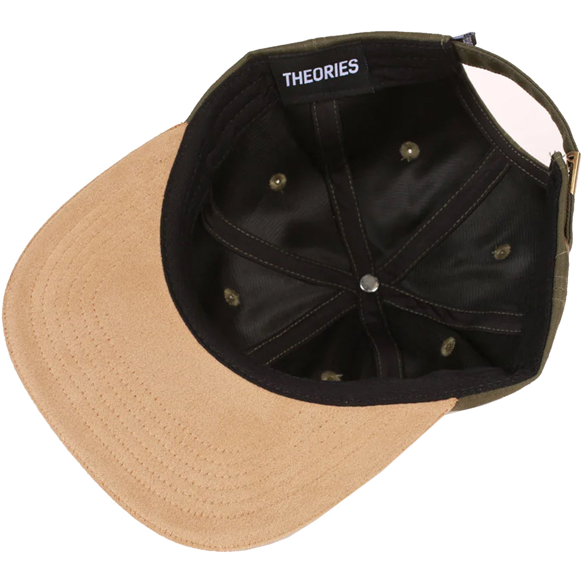 Theories Hand of Theories Strapback Washed Green/Cedar Suede