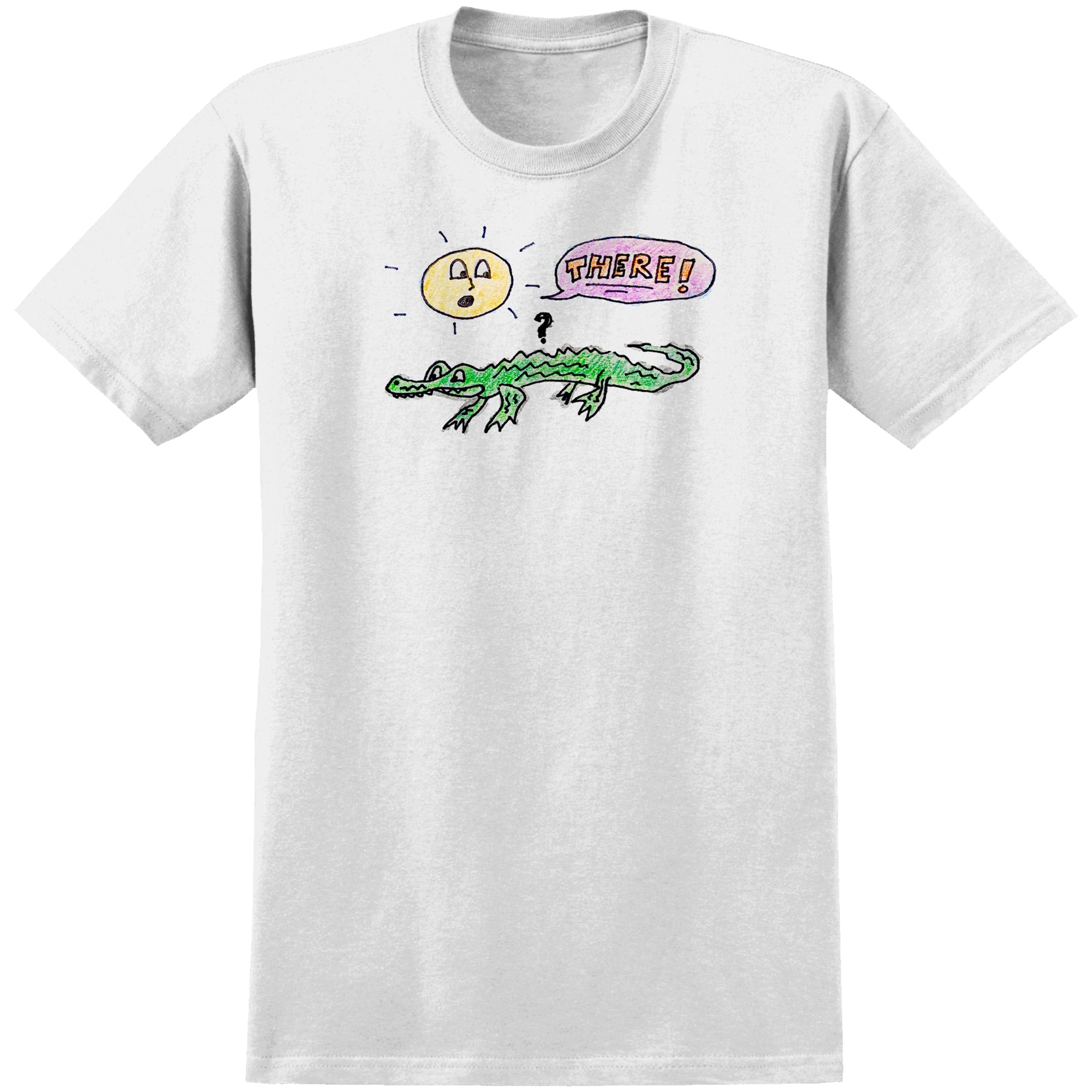 There Alligator T Shirt White