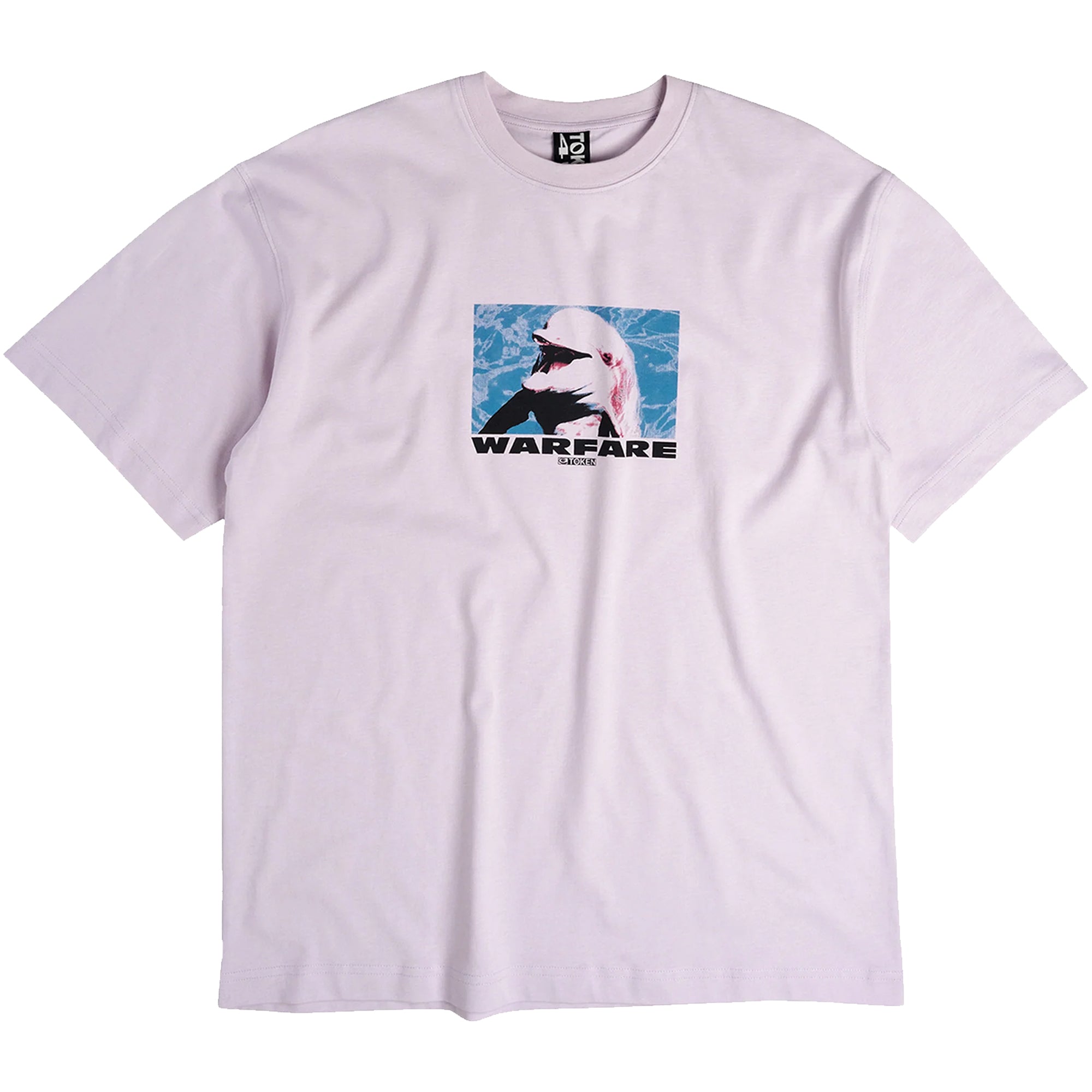 Token NYC Intelligent Beings Don't Engage In Warfare Tee Light Violet