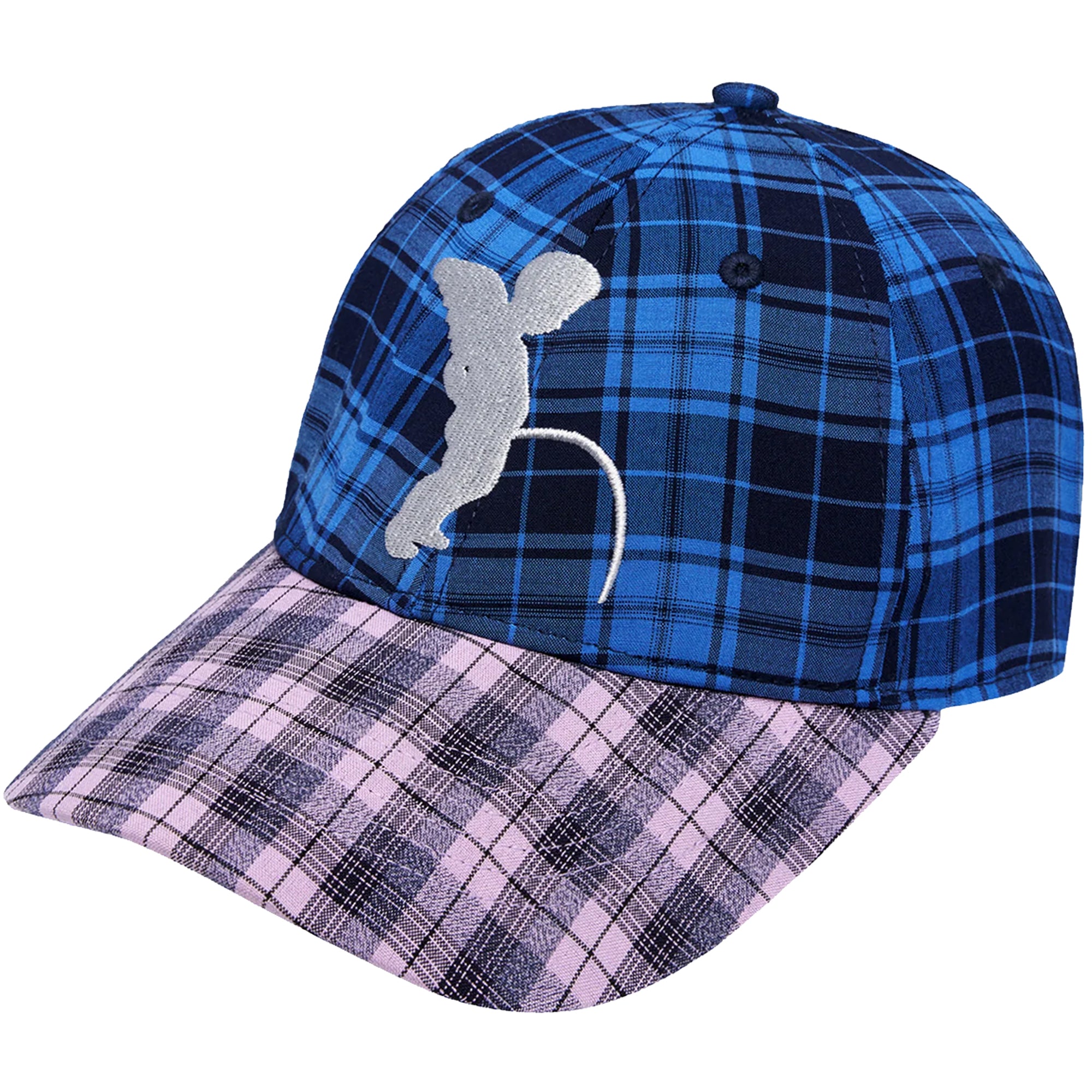 Token NYC Pissing Angel Cap Blue/Purple Plaid