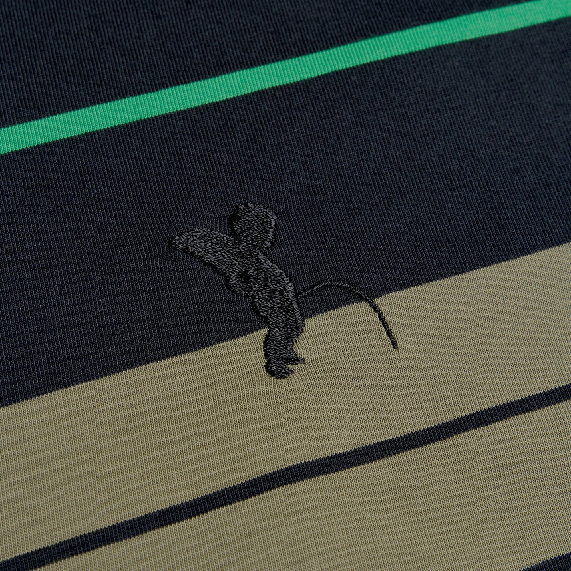 Token NYC Fences Tee Green Striped