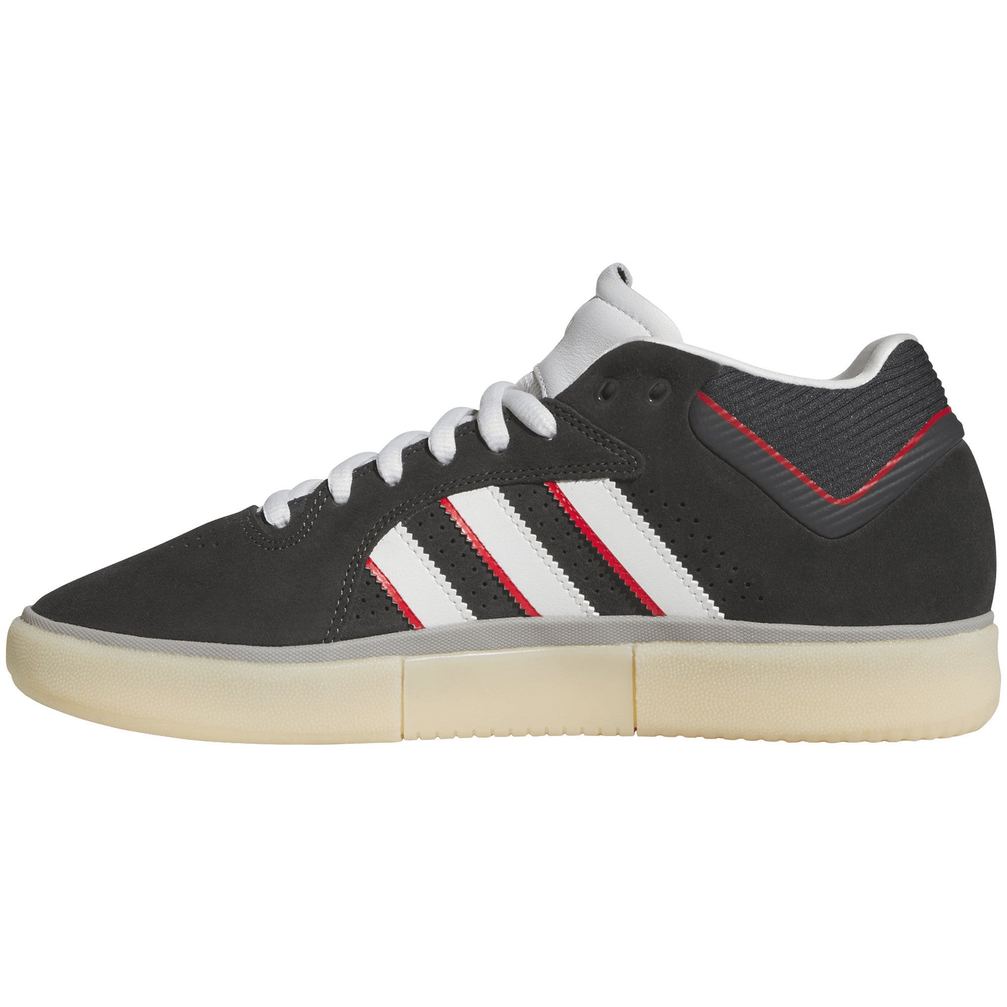 Adidas Tyshawn Shoes Dark Grey/Carbon/Crystal White/Better Scarlett