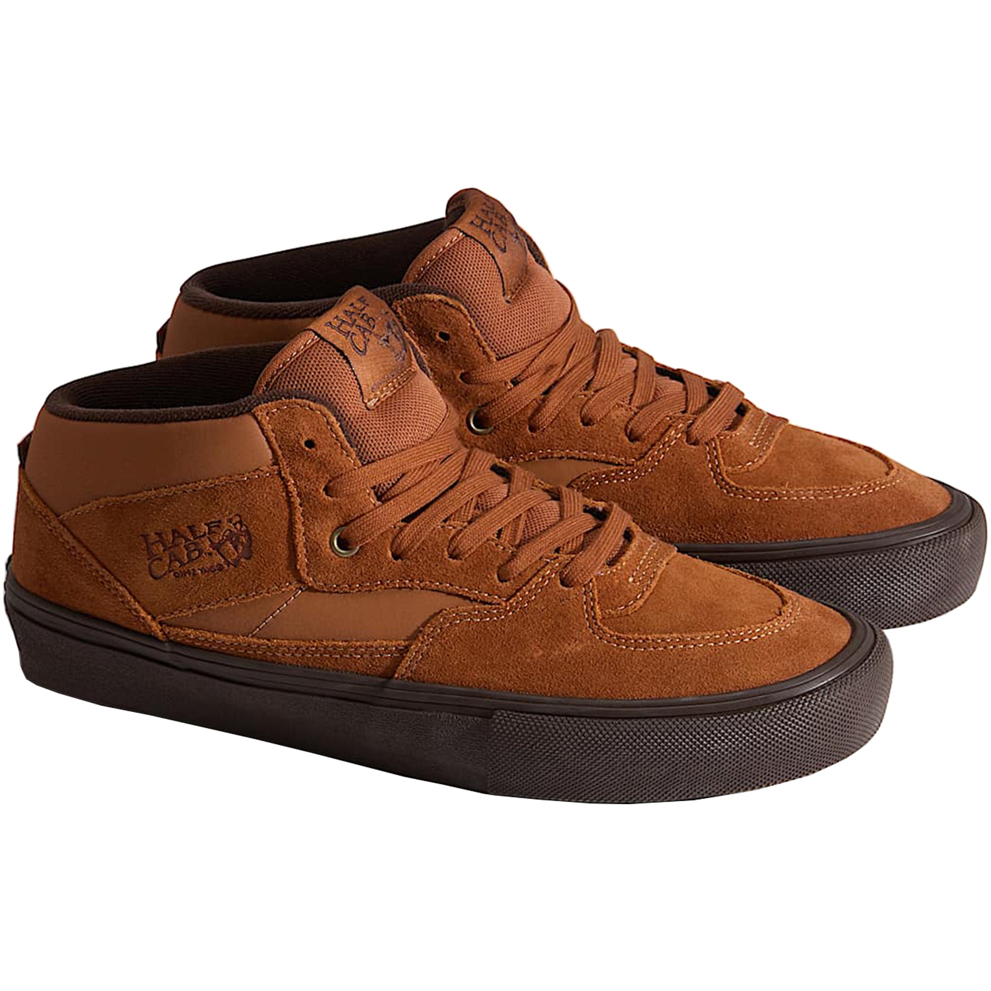 Vans Skate Half Cab Shoes Golden Brown/Gum