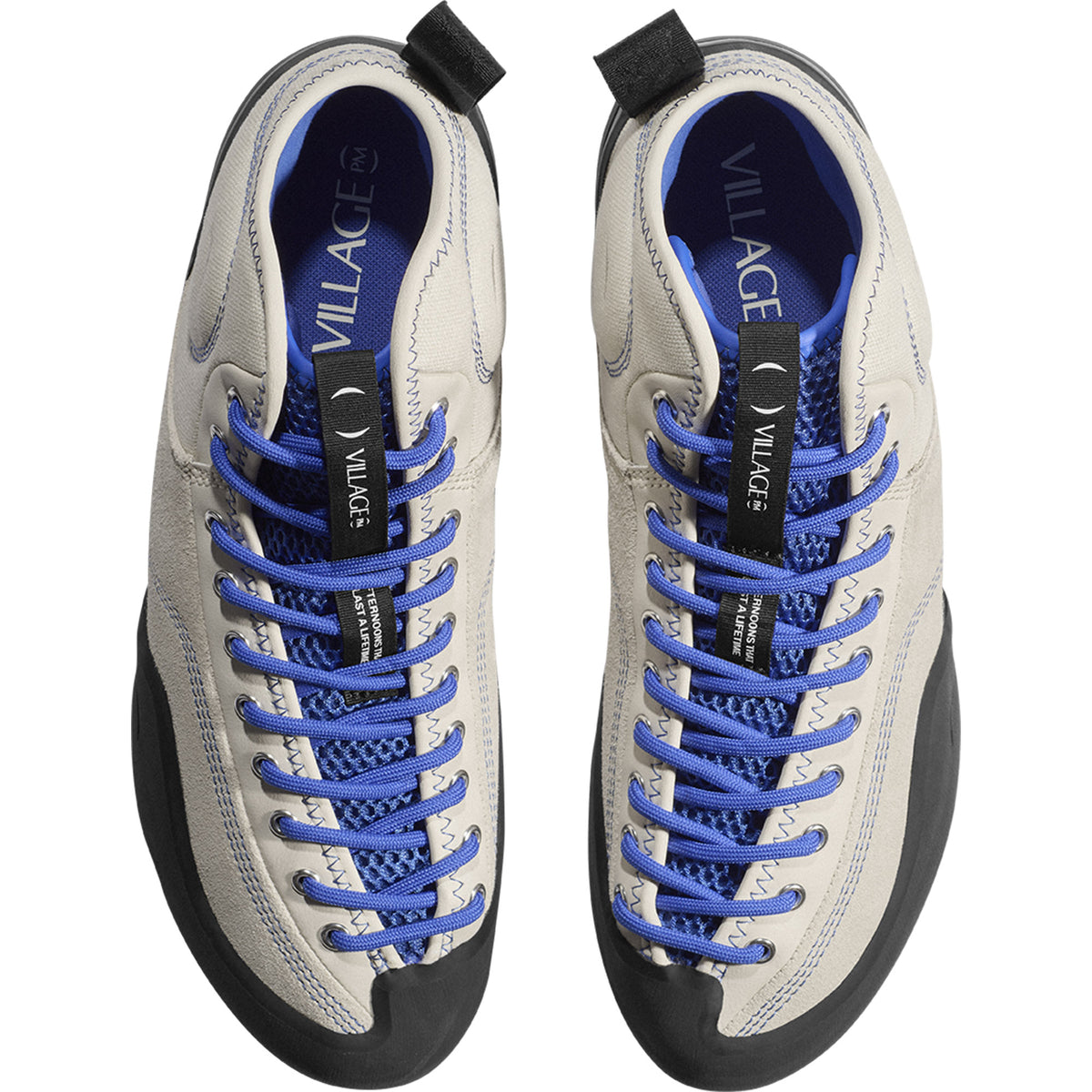 Village PM 1.00PM Mid Shoes Cream-Blue/Natural Black
