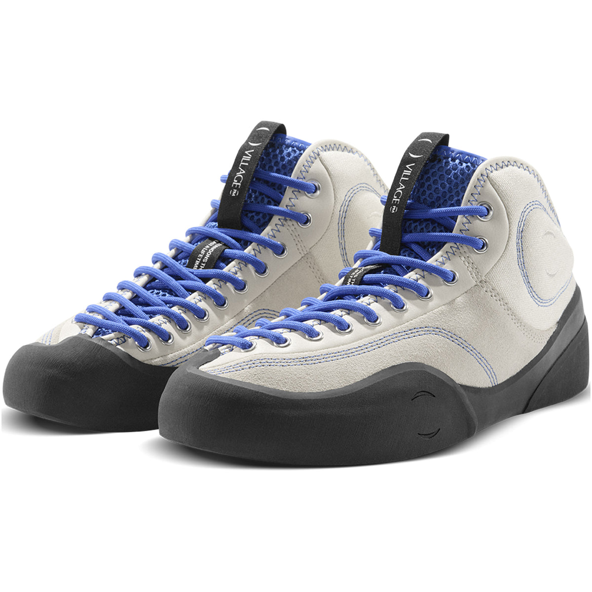 Village PM 1.00PM Mid Shoes Cream-Blue/Natural Black