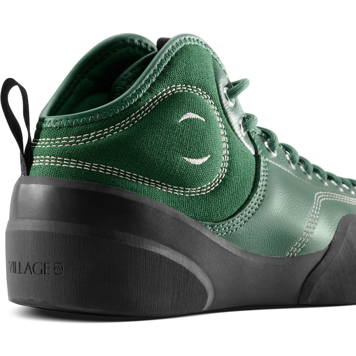 Village PM 1.00PM Mid Shoes Green LTR/Natural Black