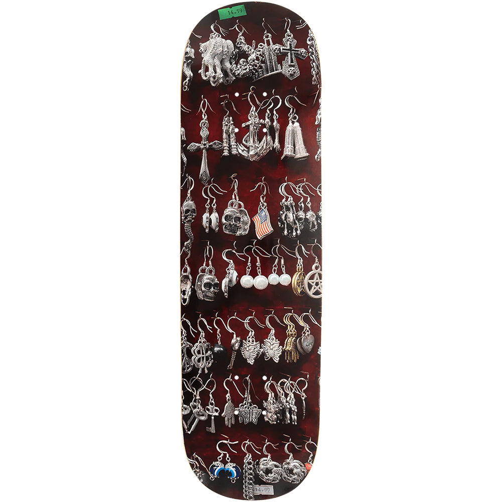 Violet St. Mark's Earrings Skateboard Deck 8.25"