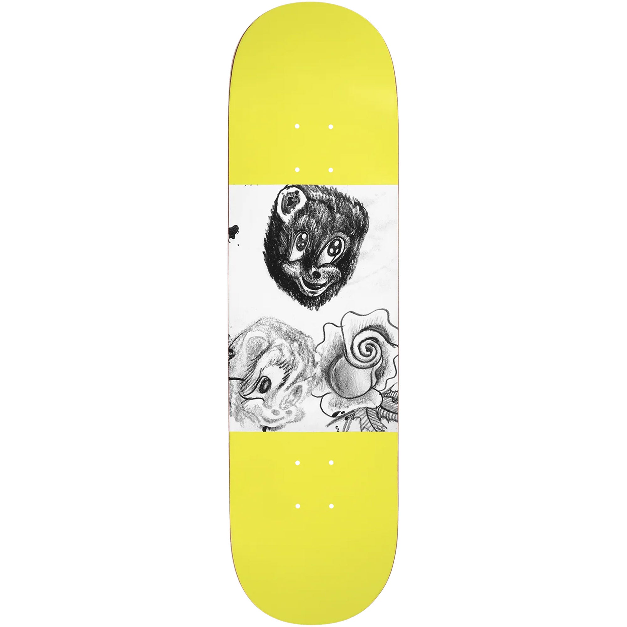 Violet Beary Awesome Green Skateboard Deck 8.25"