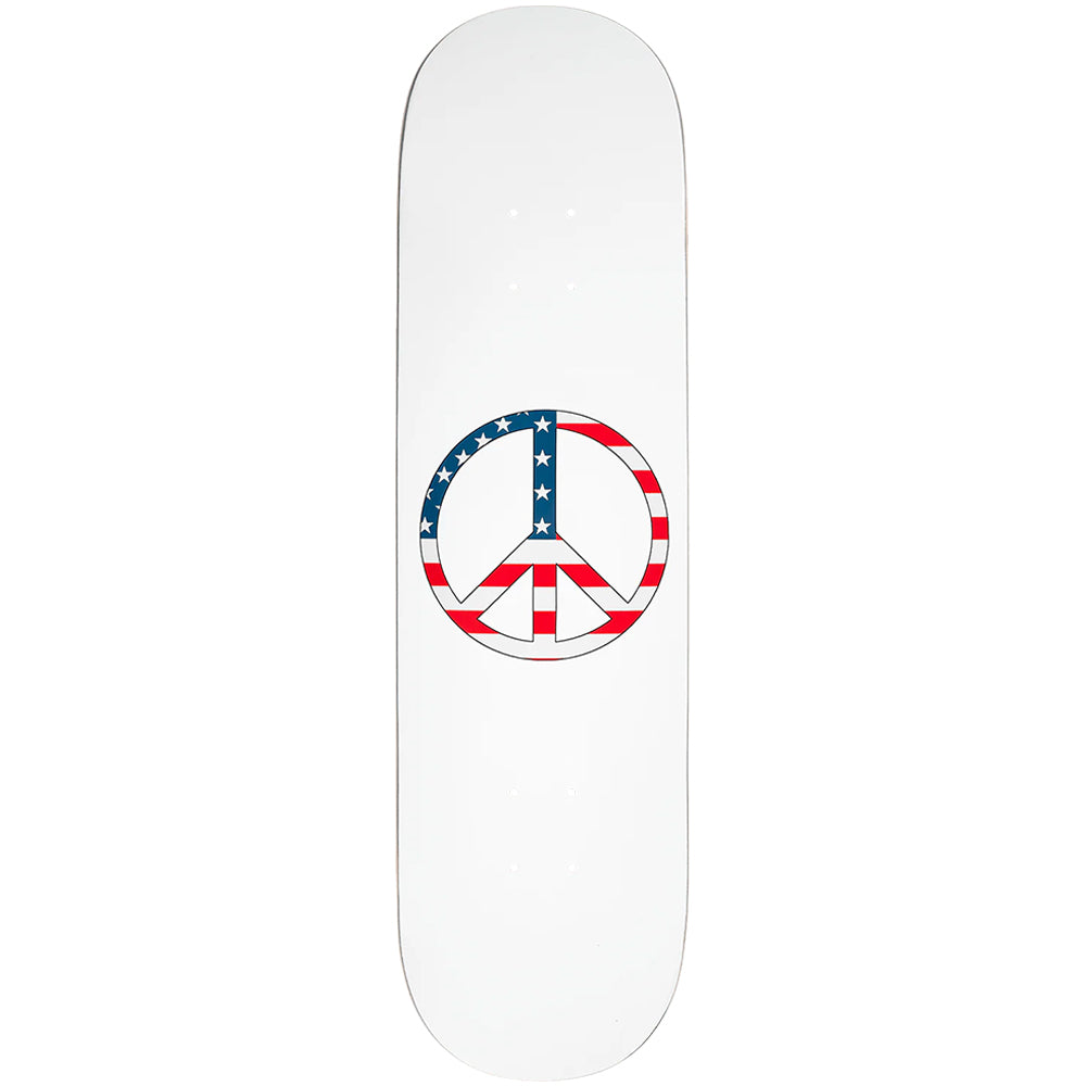 Violet Peace Psalm 91 White American Skateboard Deck 8.38"