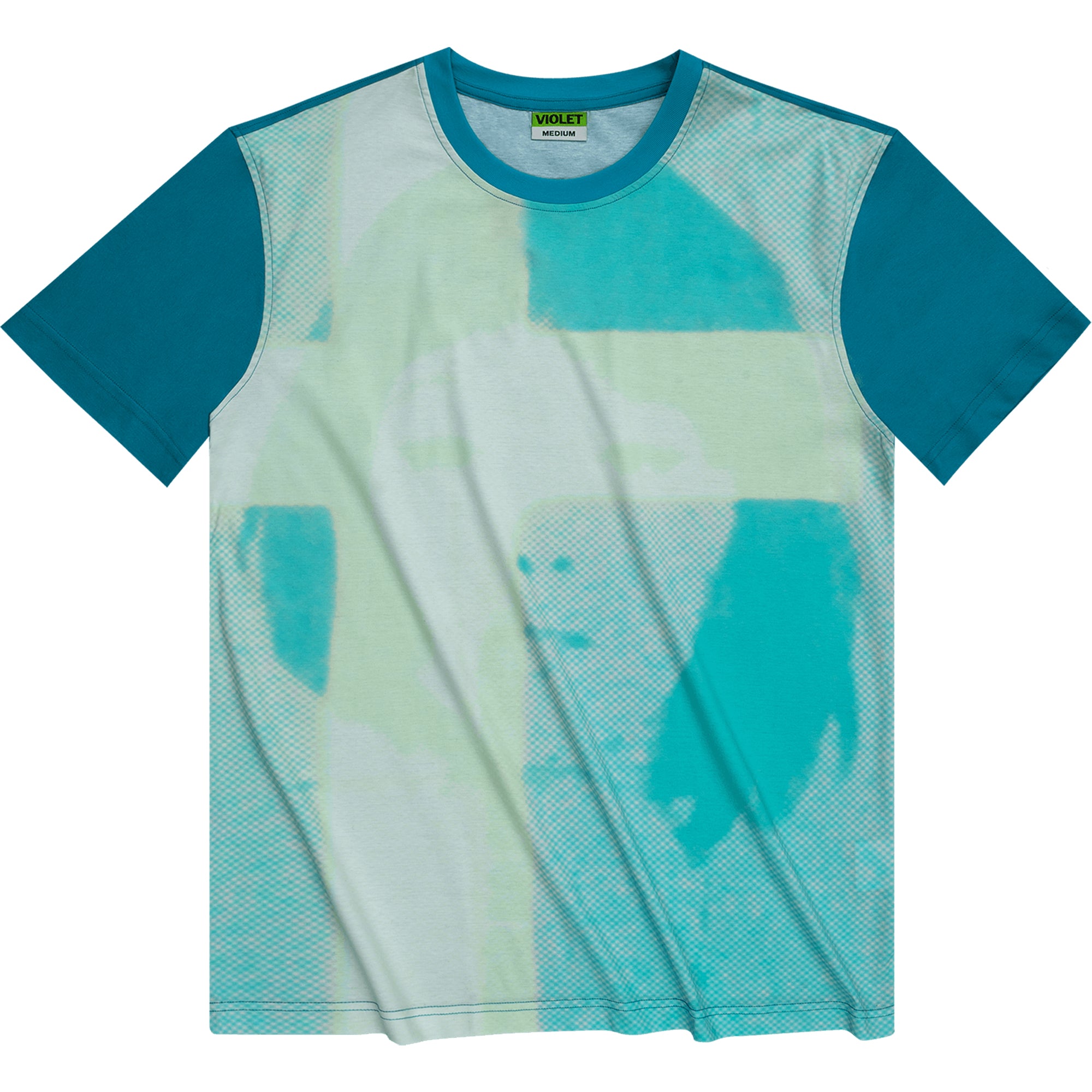 Violet Dead Ringer Tee Persian Green