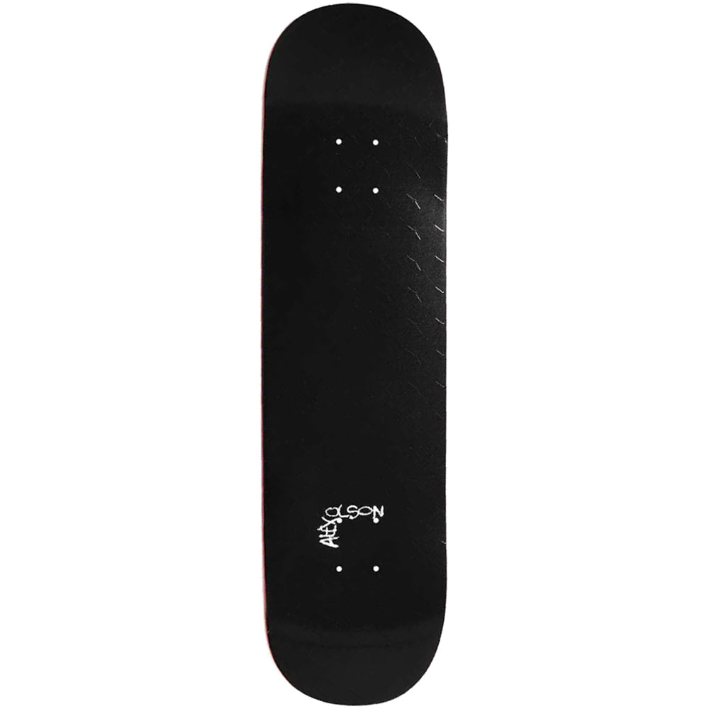 Violet Alex Olson Metal Skateboard Deck 8.38" Black