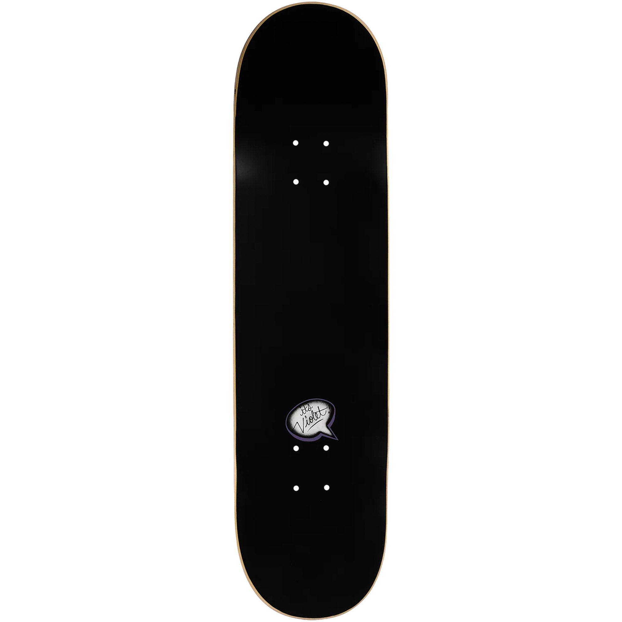 Violet Boy With Balloon Skateboard Deck 8.38"