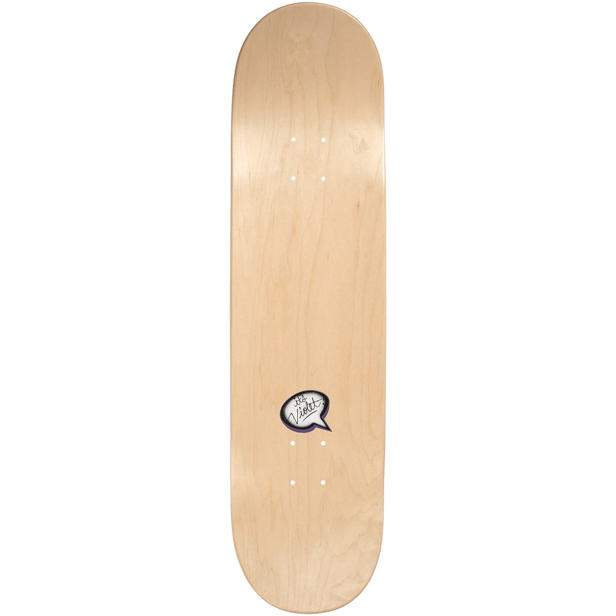Violet Team Cross Skateboard Deck 8.5"
