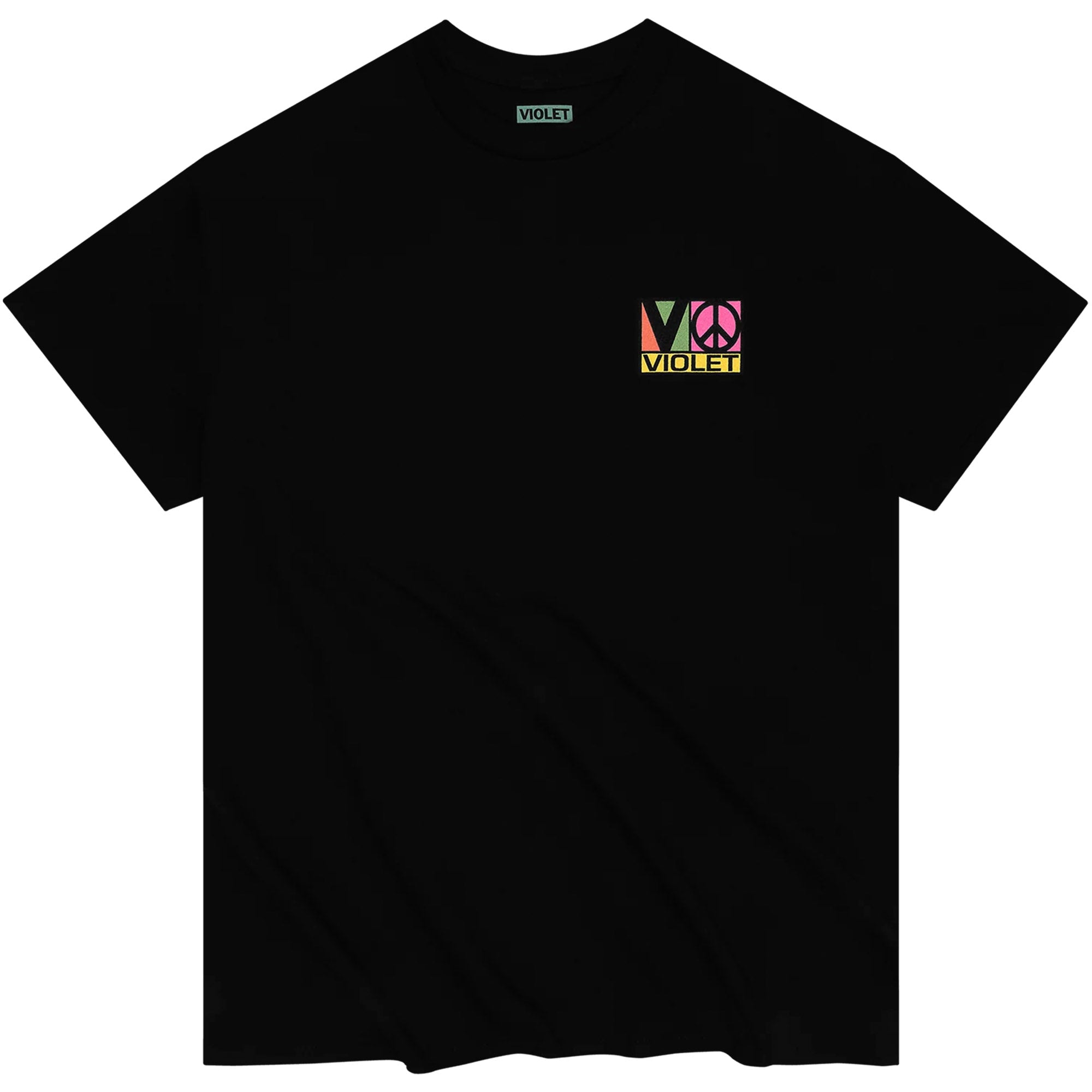 Violet Block Team Tee Black