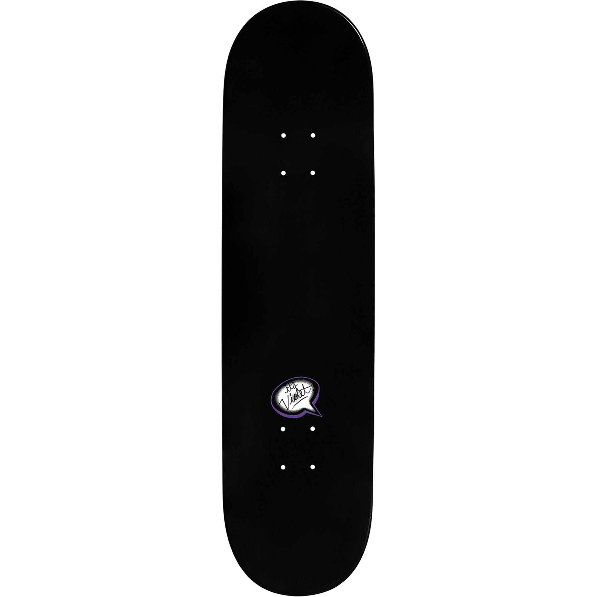 Violet We're In This Together Skateboard Deck 8.25"