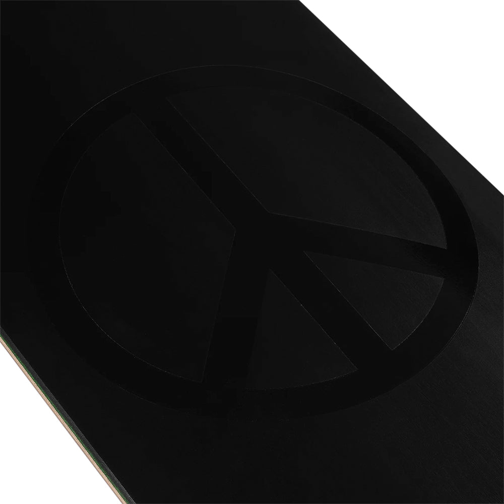 Violet Peace Psalm 91 All Black Skateboard Deck 8.25"