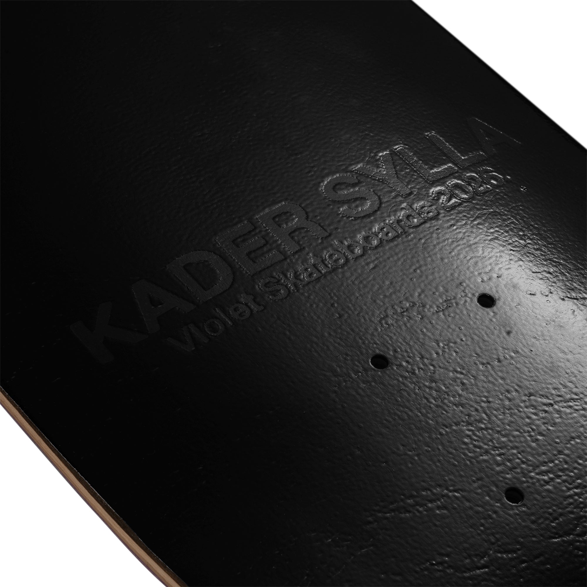 Violet Kader Sylla Leather Pattern Skateboard Deck 8.25"