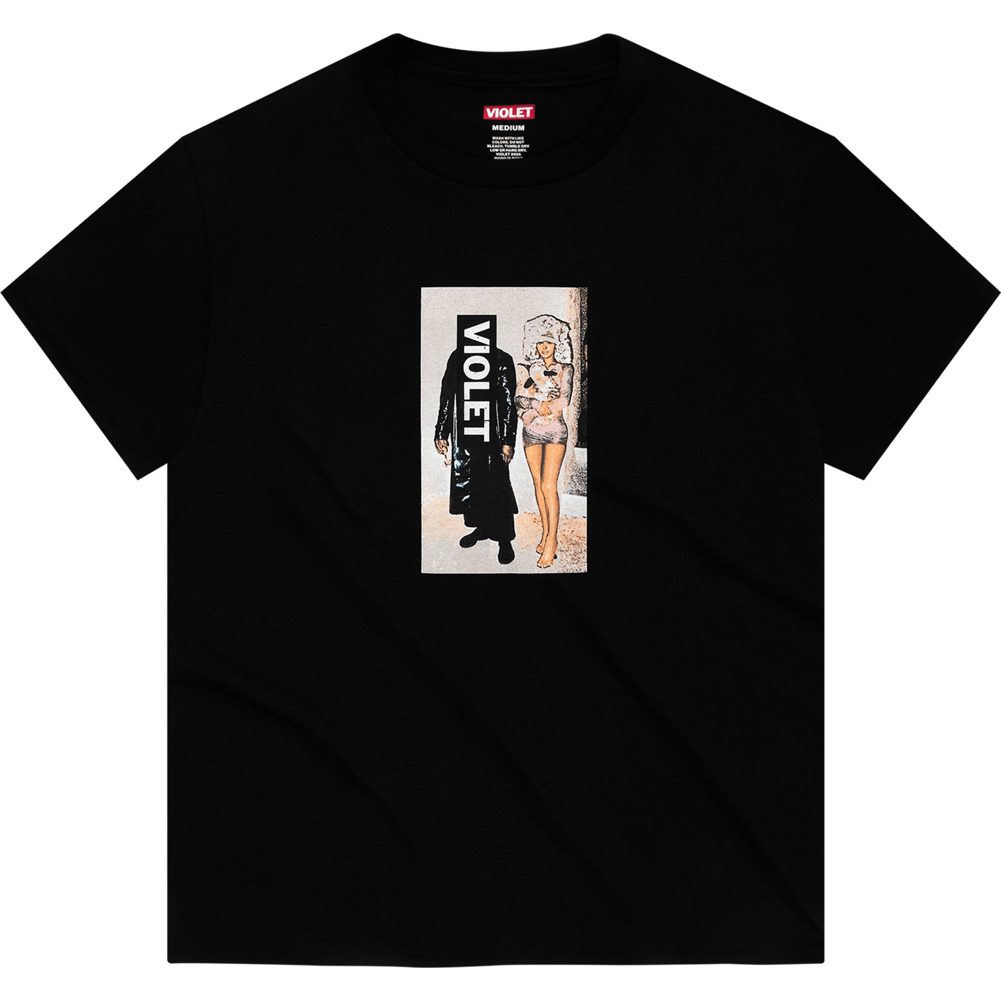 Violet It's A Girls World Tee Black