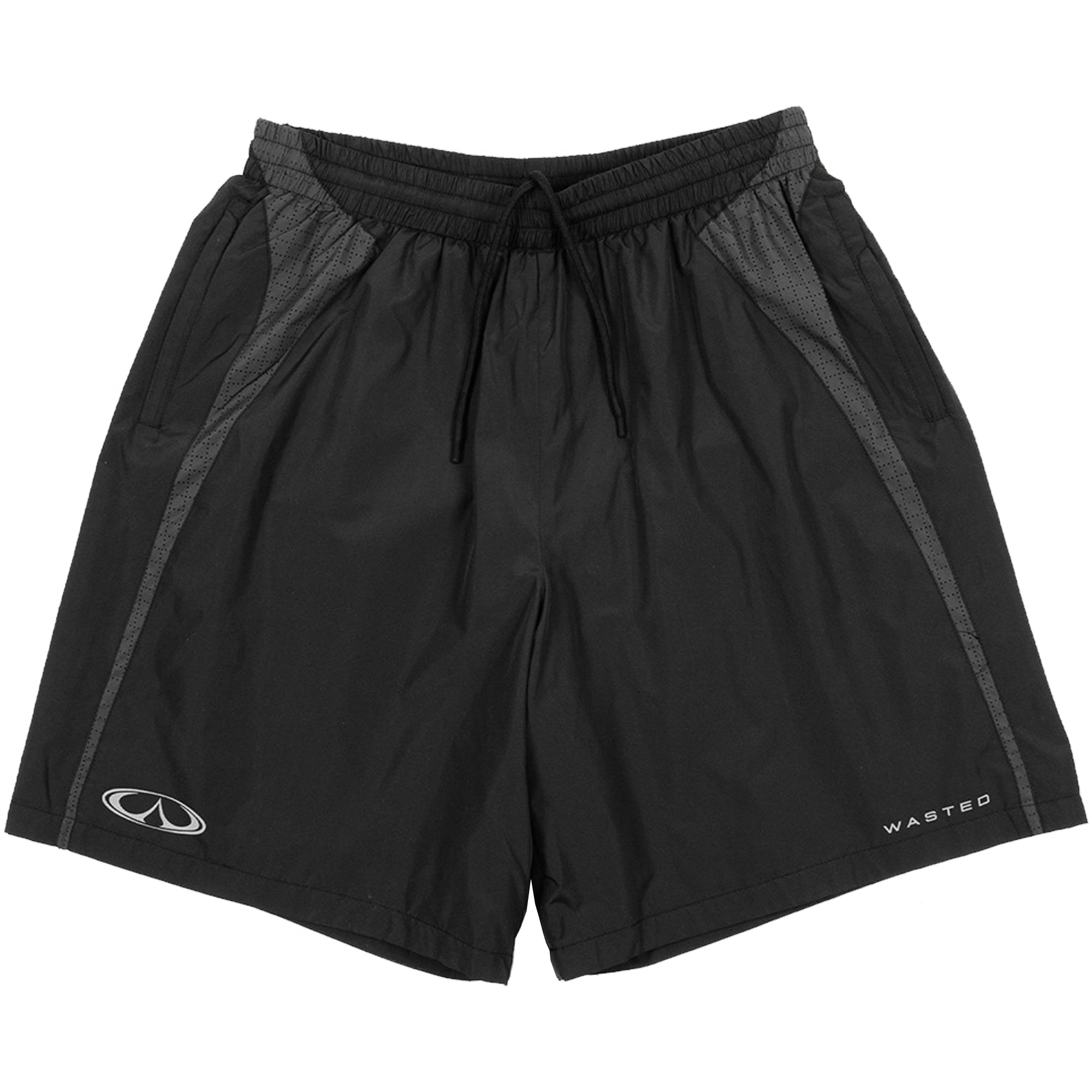 Wasted Paris Sharp Track Shorts Black