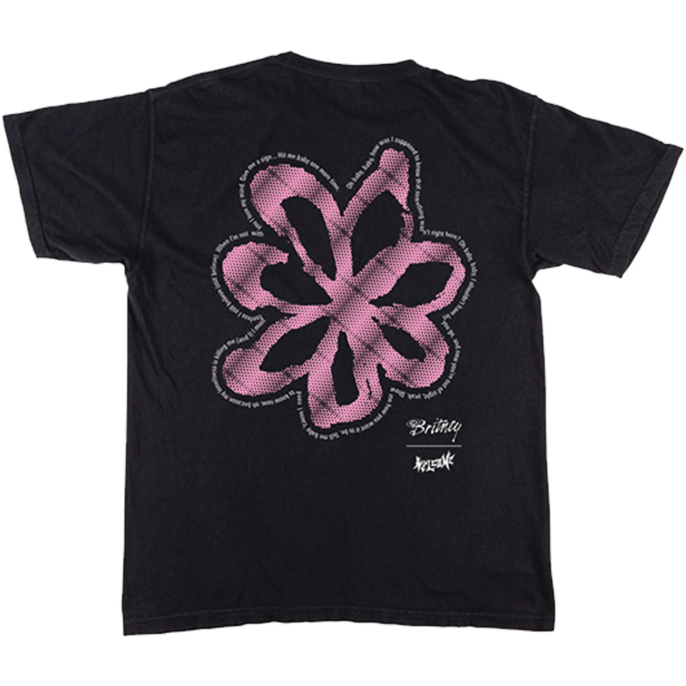 Welcome X Britney Spears Flower Tee Black