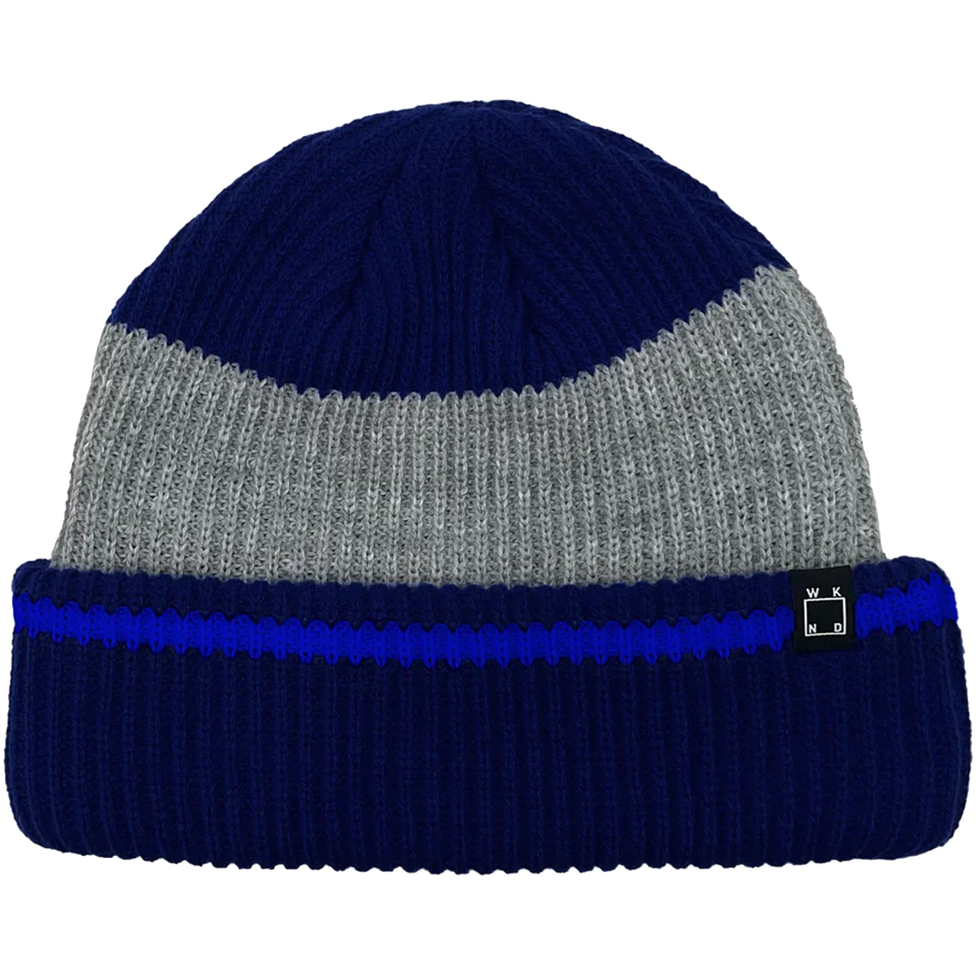 WKND Stripe Beanie Blue