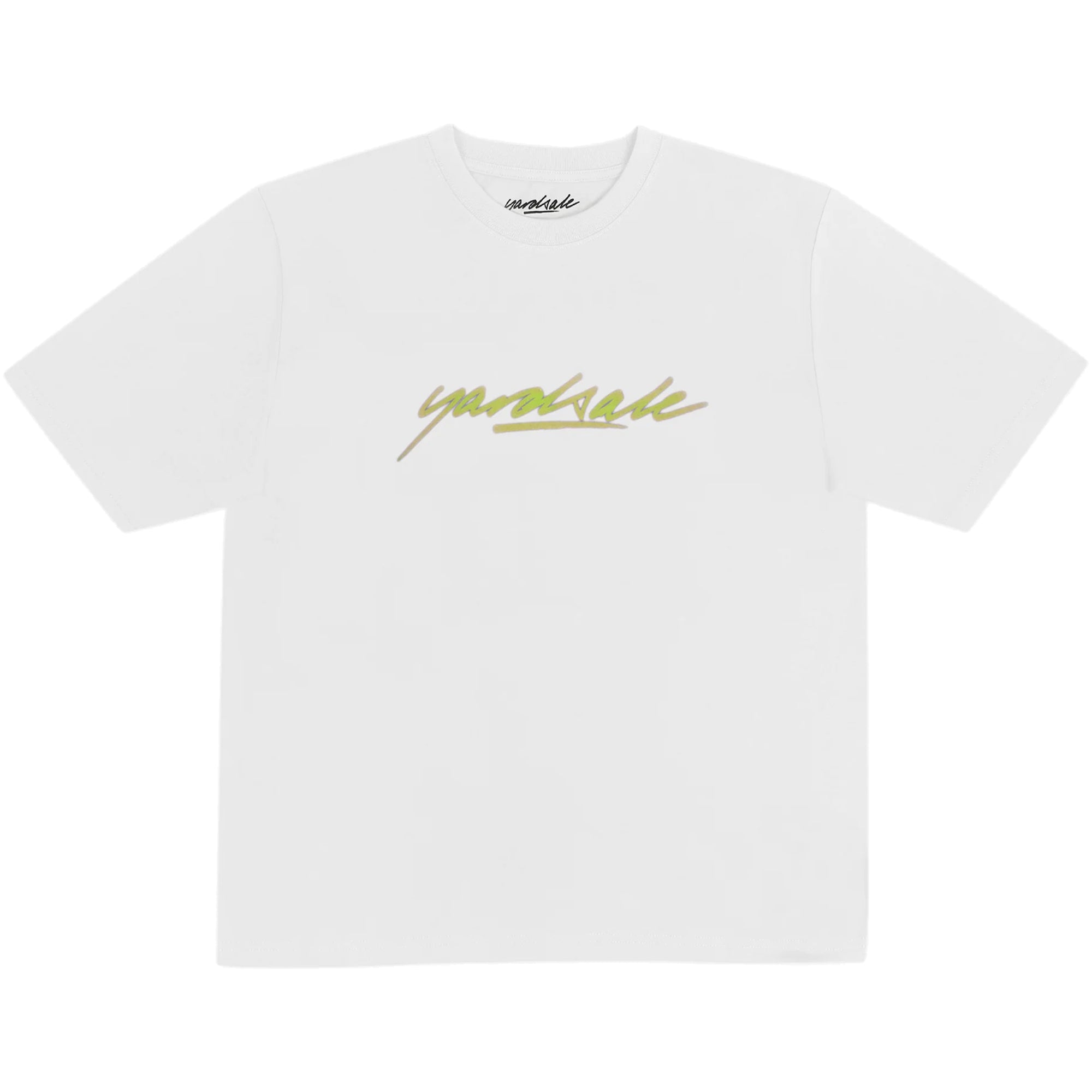 Yardsale Script T-Shirt White
