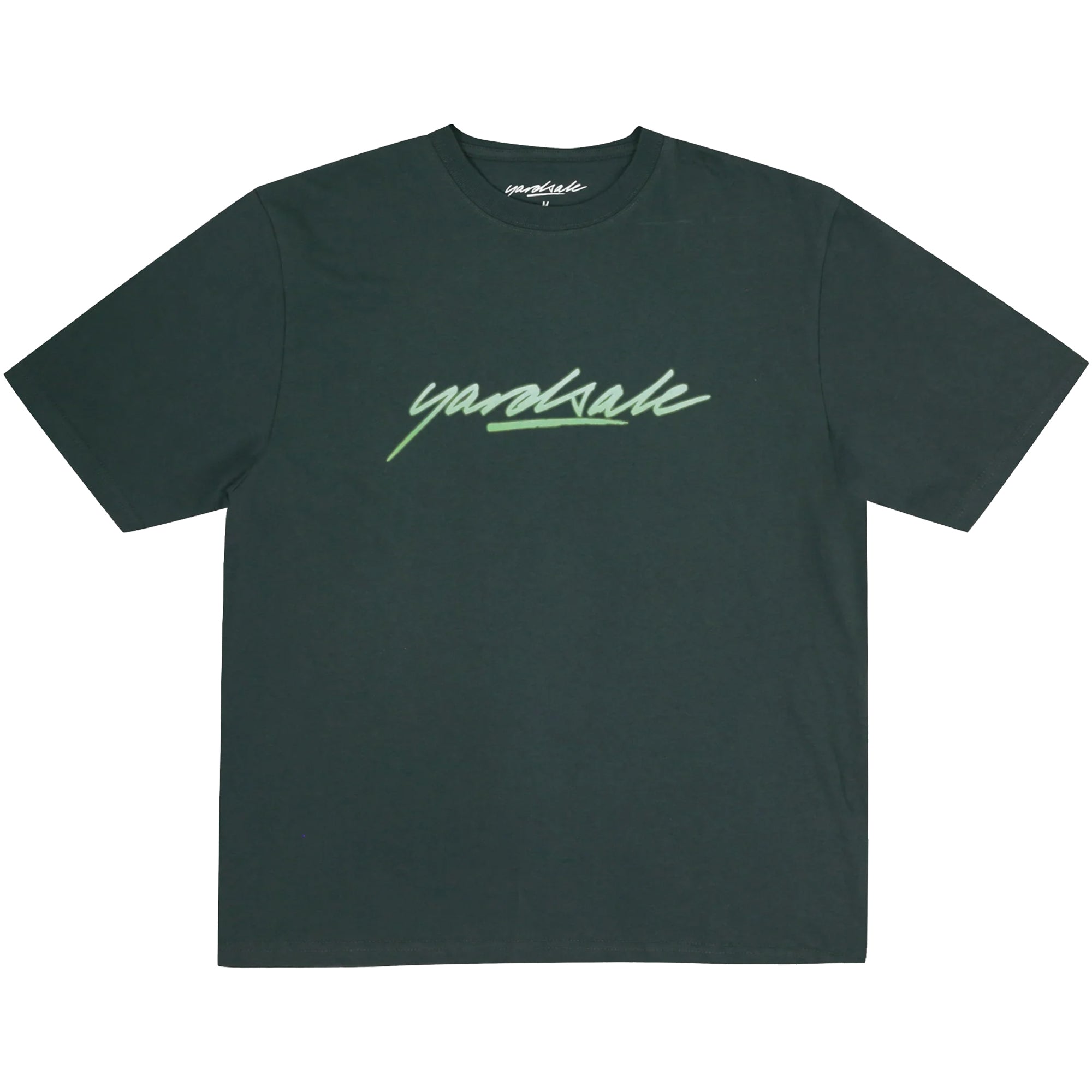 Yardsale Script T-Shirt Green