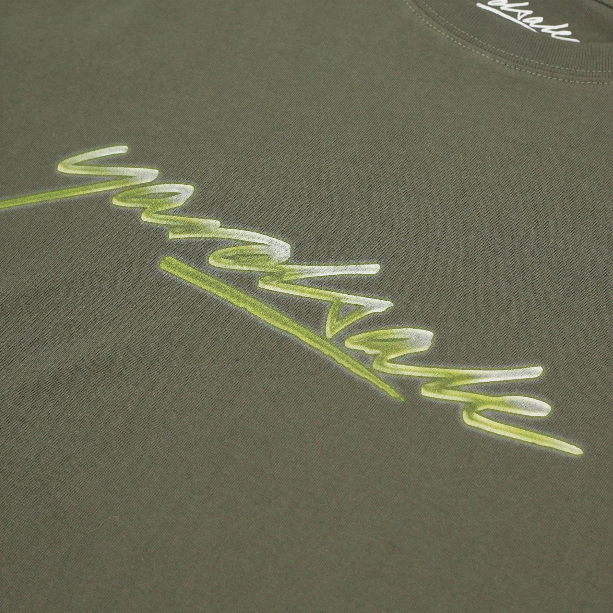 Yardsale Washed Script T-Shirt Sand