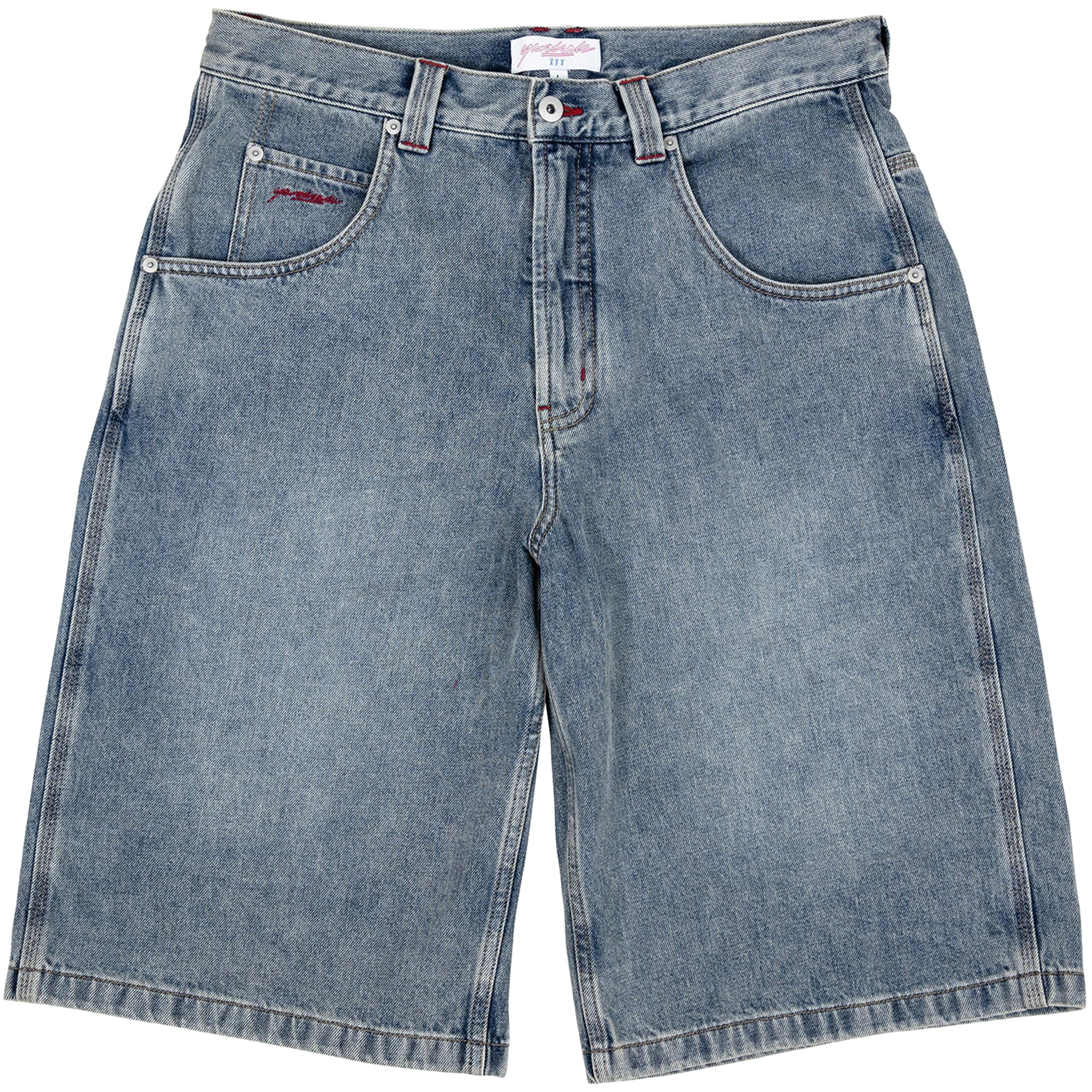 Yardsale Slub Denim Shorts Denim