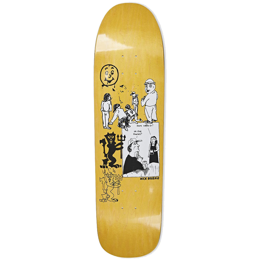 Polar Nick Boserio Year 2020 Yellow 1991 Skateboard Deck 8.65"