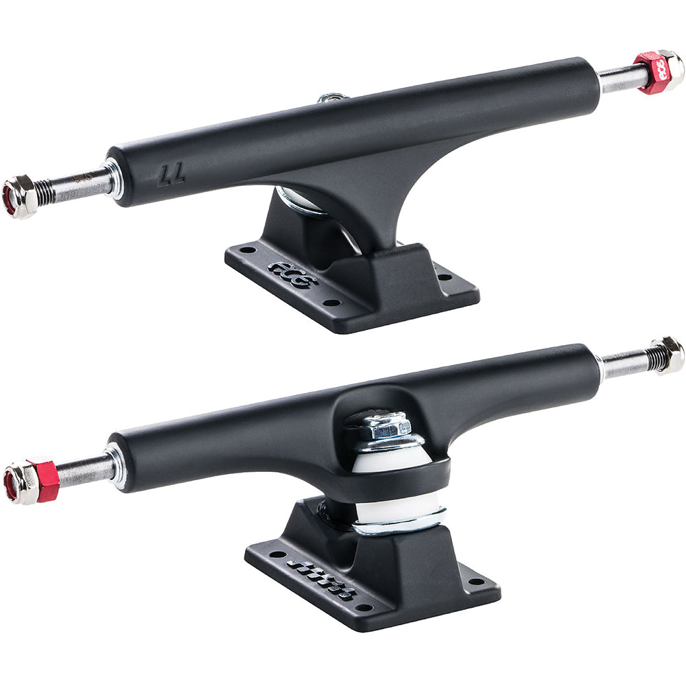 Ace AF1 77 Matte Black Skateboard Trucks 9.5"