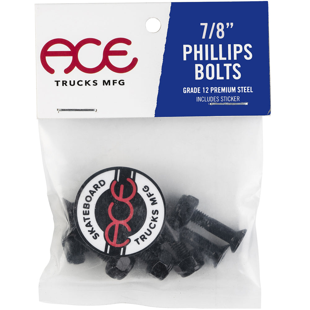 Ace Skateboard Bolts Phillips ⅞"