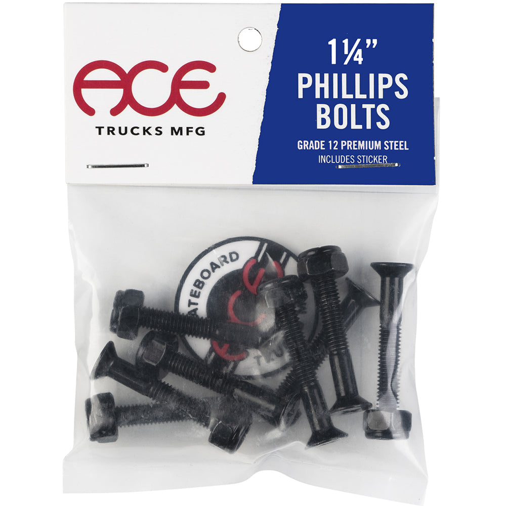 Ace Skateboard Bolts Phillips 1¼"