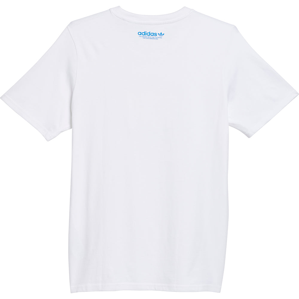 Adidas Mettz World Peeps T Shirt White/Multicolor