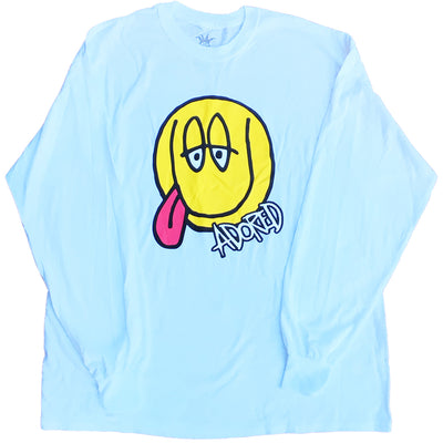 Adored Mr Yuck Long Sleeve T shirt white