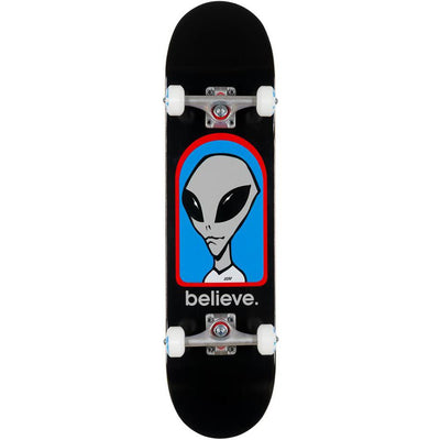 Alien Workshop Believe black Complete Skateboard 7.75"