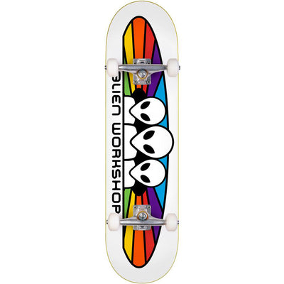 Alien Workshop Spectrum complete skateboard white 8"