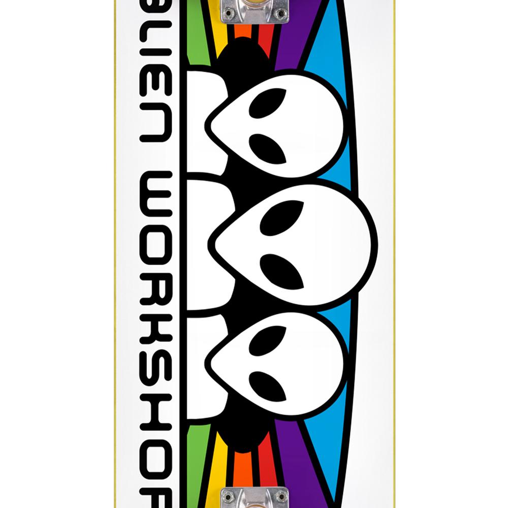 Alien Workshop Spectrum complete skateboard white 8"