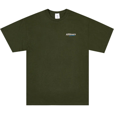 Alltimers Embroidered Estate Tee Forest Green