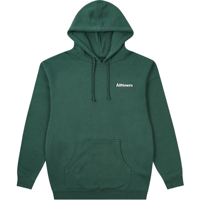 Alltimers Mini Broadway Embroidered Hoody Alpine Green