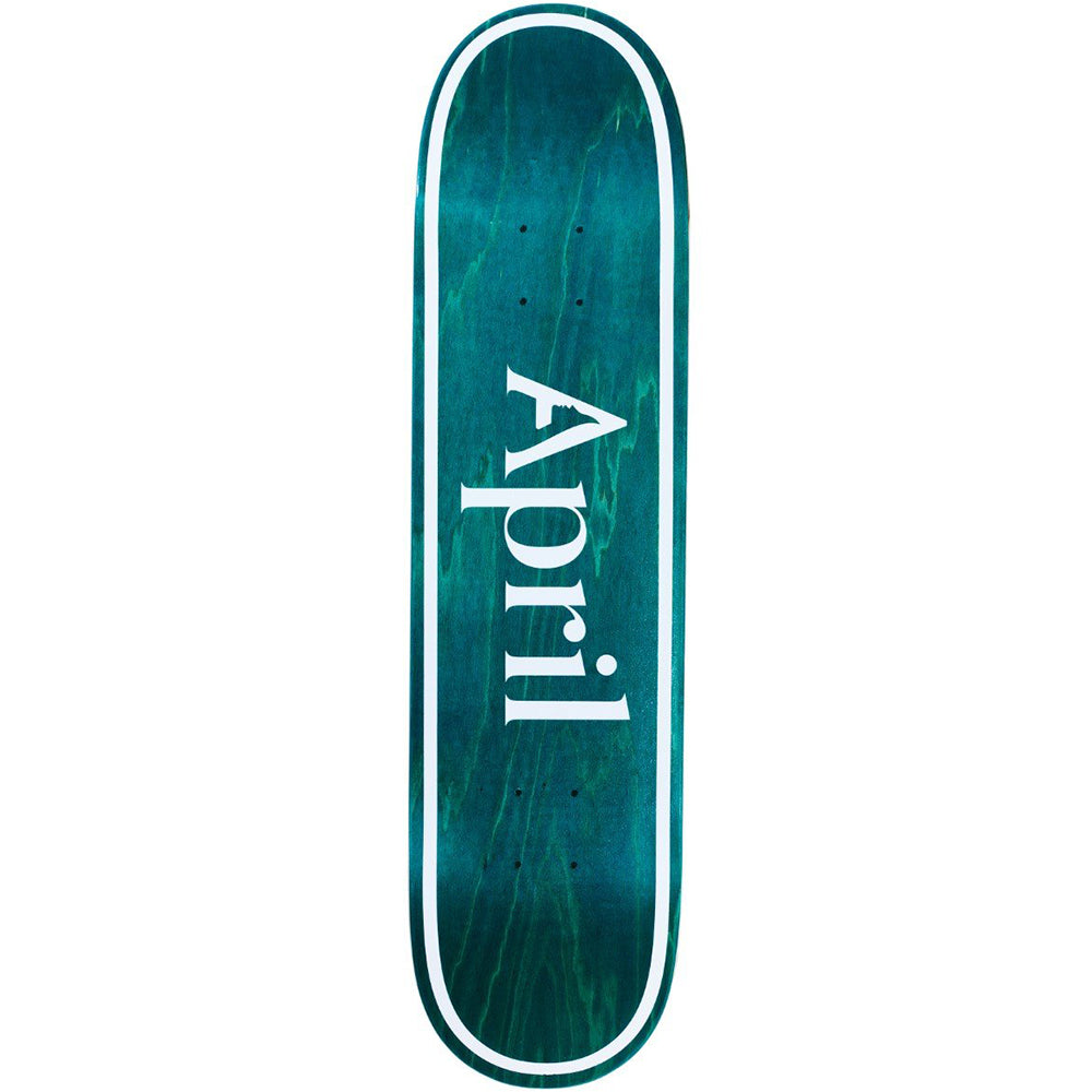 April OG Logo Invert Mint deck 8.125"