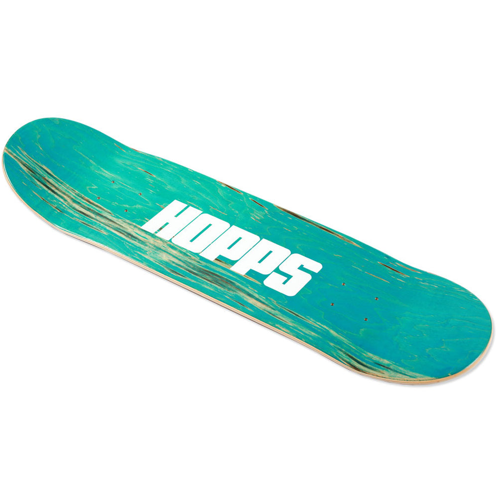 Hopps Barrier Woodgrain Skateboard Deck 8"