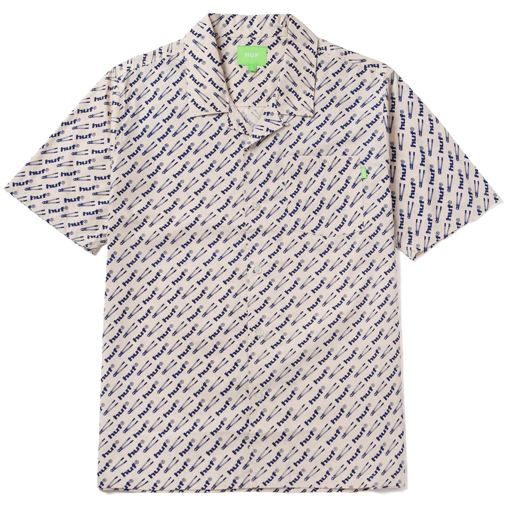 HUF Breaker Woven Top natural