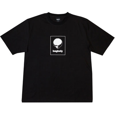Baglady Alien Logo T shirt Black