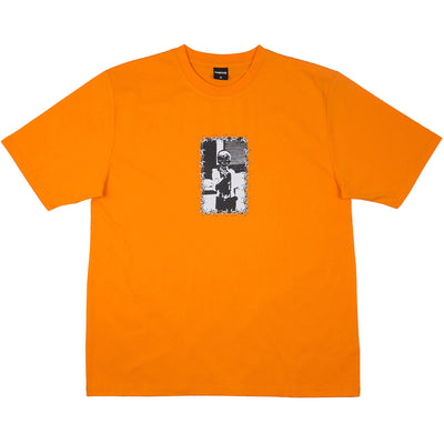 Baglady Skull Crusher T shirt Tangerine