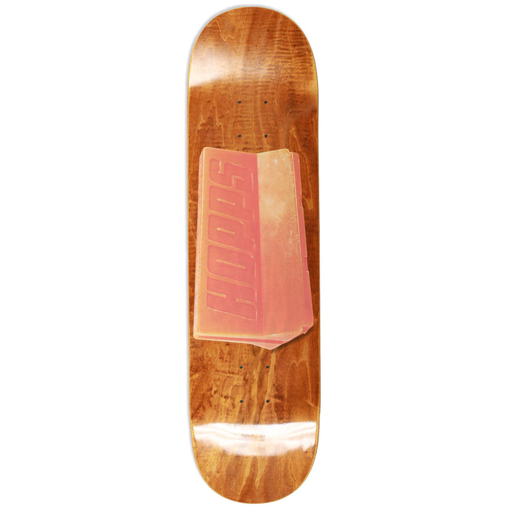 Hopps Barrier Woodgrain Skateboard Deck 8"