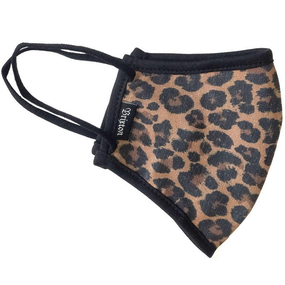 Brixton Antimicrobial 4-Way Stretch Face Mask leopard (free with any Brixton order)