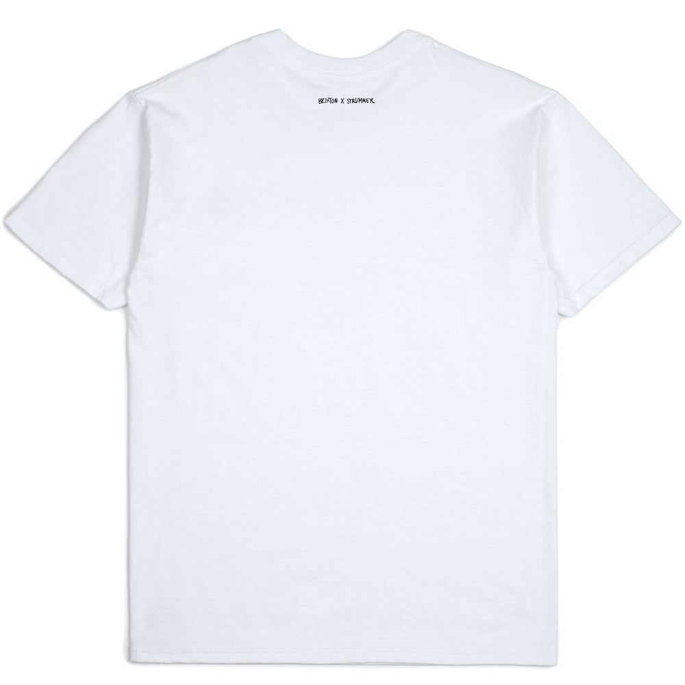 Brixton Strummer Out Of Control Tee white