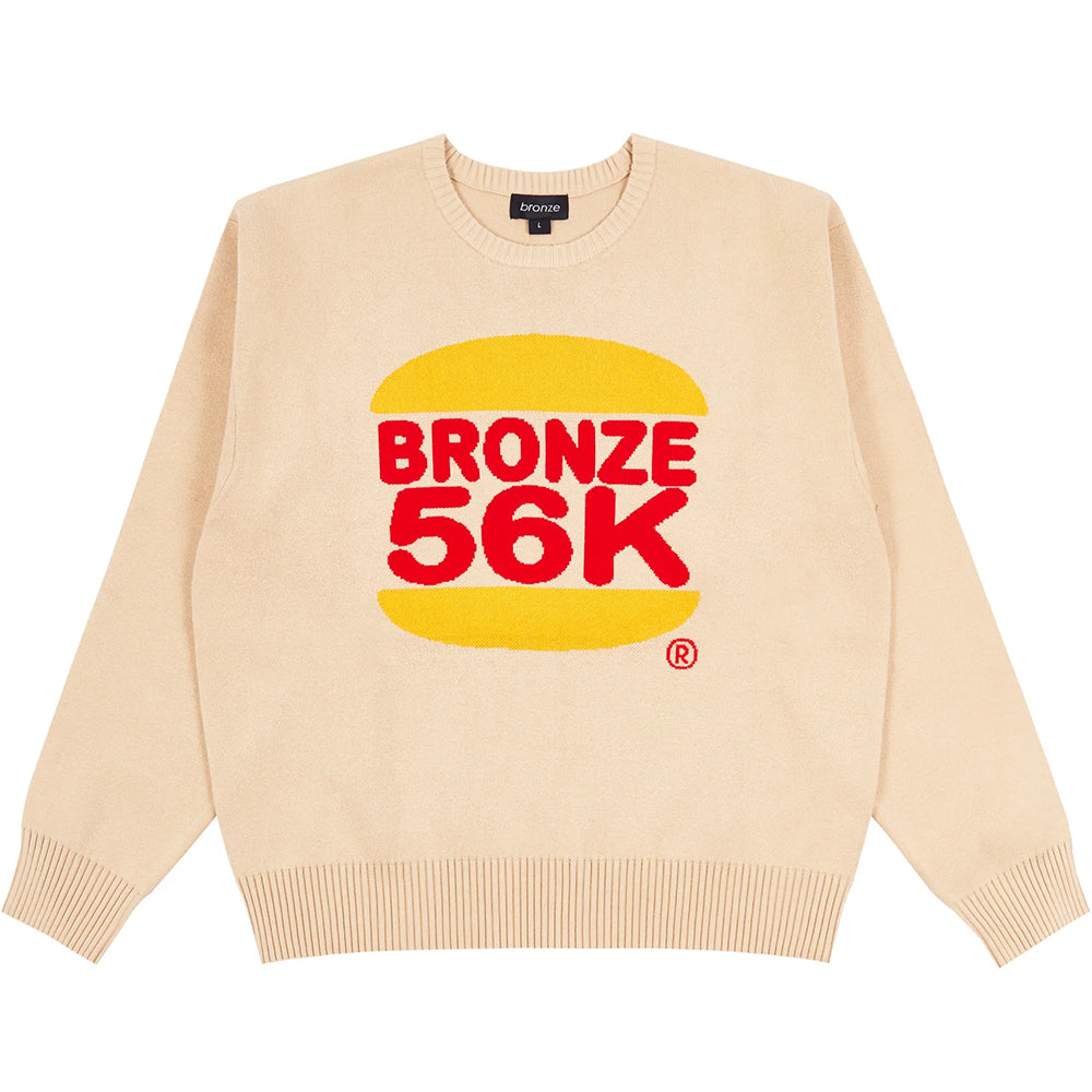 Bronze 56K Burger Sweater Taupe